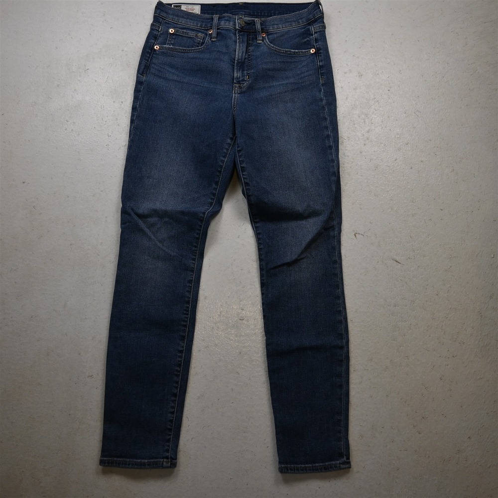 Gap 6 True Skinny High Rise Medium Stretch Denim Womens Jeans